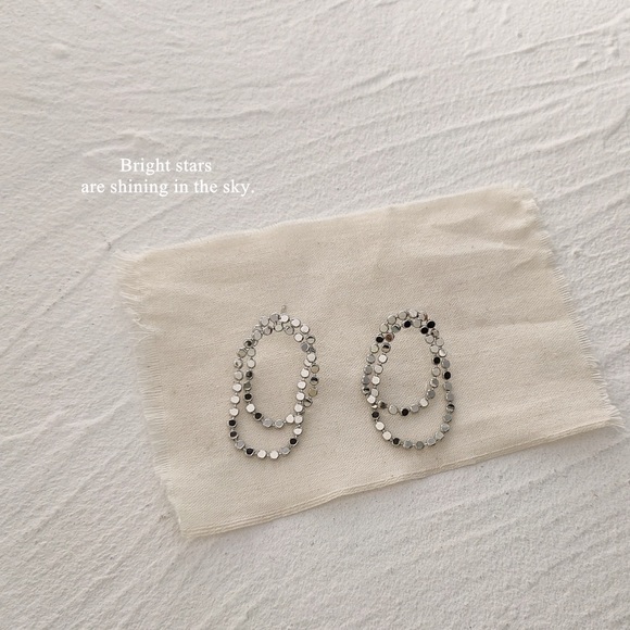 Fashion Earring/ S925 Silver Needle/ 14K Gold Plated - Picture 3 of 8